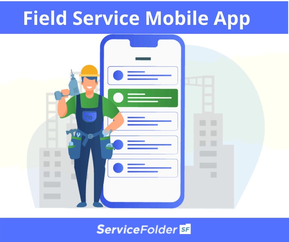Job Tracking Mobile App. Field service management software… by Field