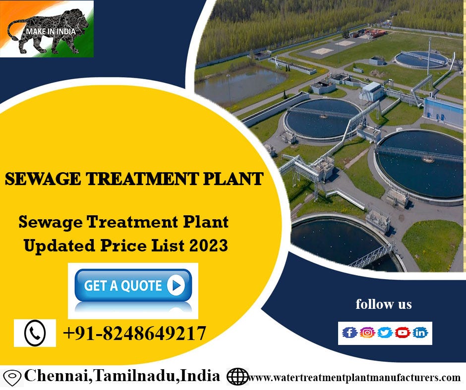 Sewage Treatment Plant Construction Company Chennai Bangalore India