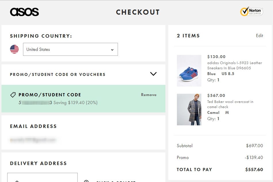 20 OFF ASOS Promo Codes promomarket by Олег Кирьянов Medium