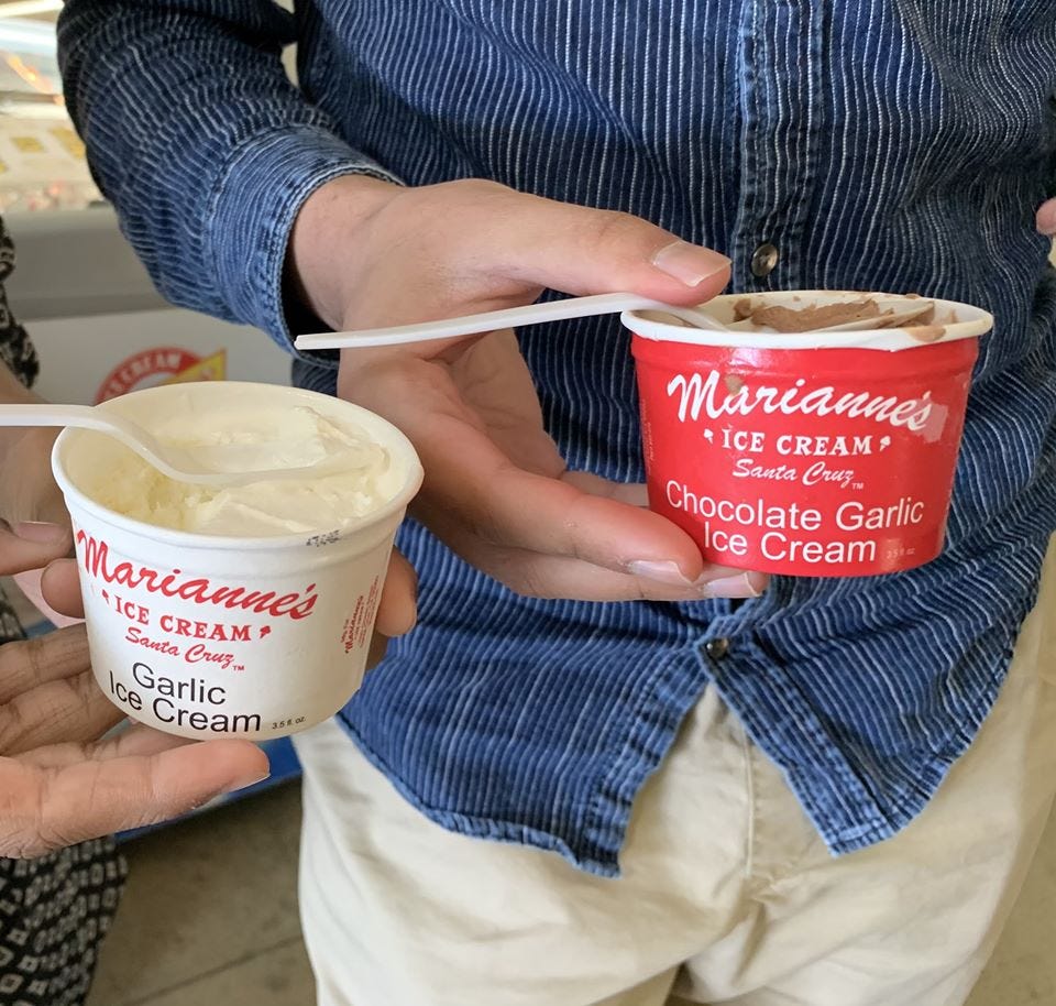 Gilroy’s Garlic Ice cream. It was an innocent enough afternoon —… by Heraa Medium