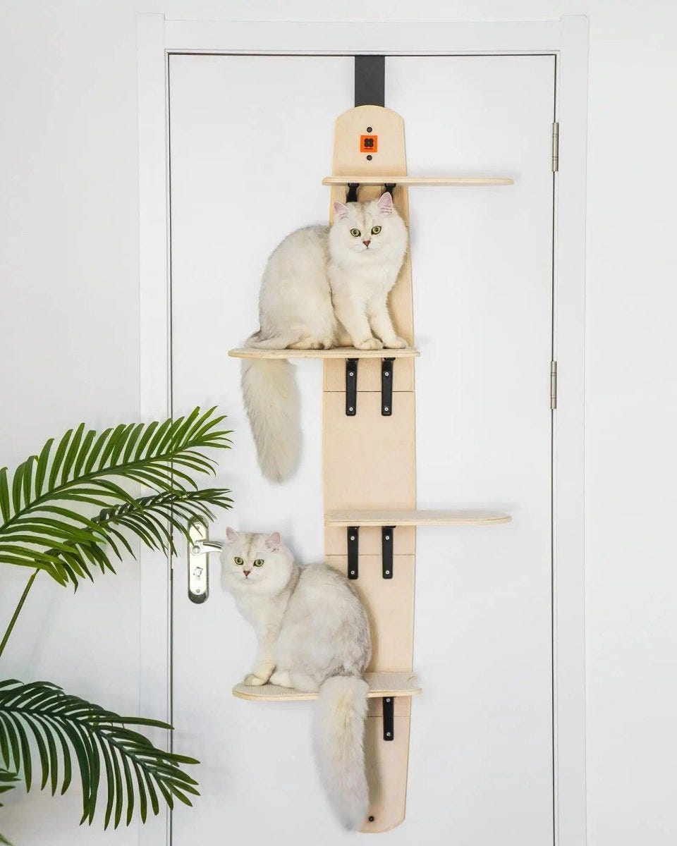4Level Vertical Cat Tree The Perfect SpaceSaving Solution for Your