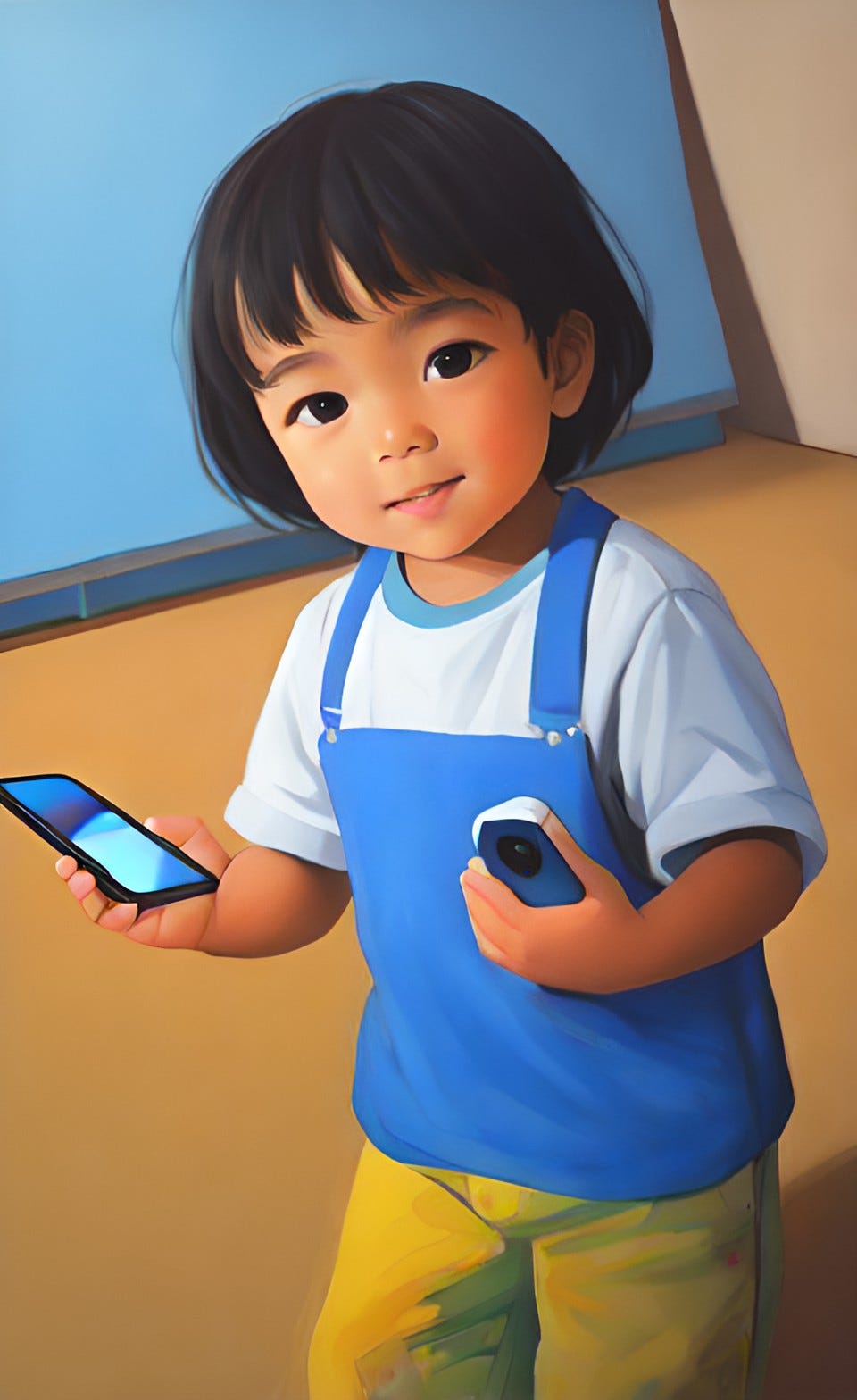 The dilemma of usage of electronic devices with young children by