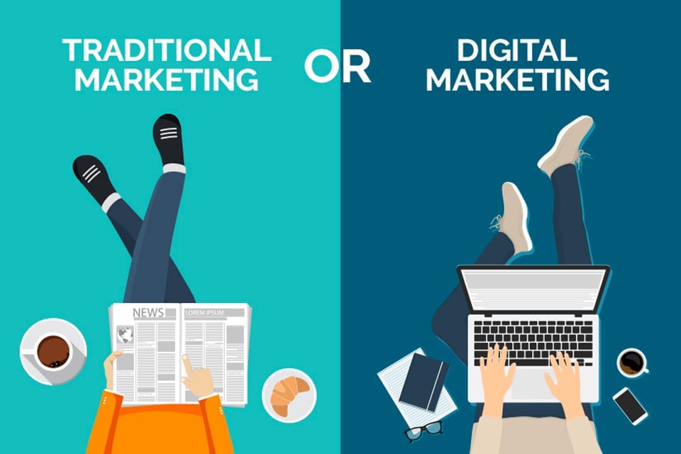 Traditional marketing VS Digital Marketing ! by VISHAKHA Jul, 2023