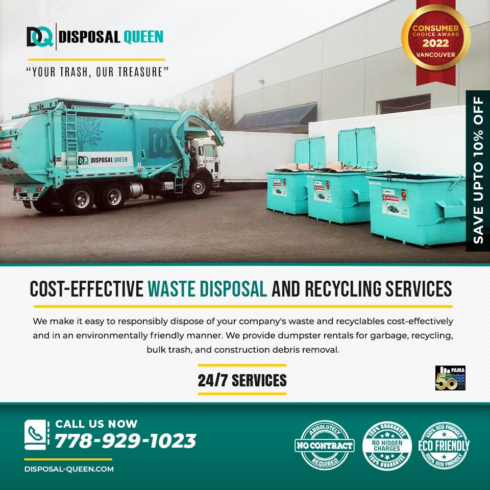 CostEffective Waste Disposal and Recycling Services Disposal Queen Ltd. Medium