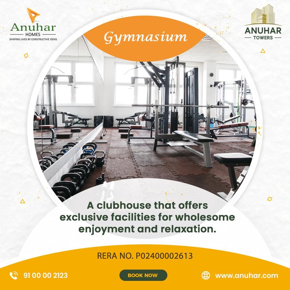 Why are gyms an essential amenity in the Gated community? by Anuhar