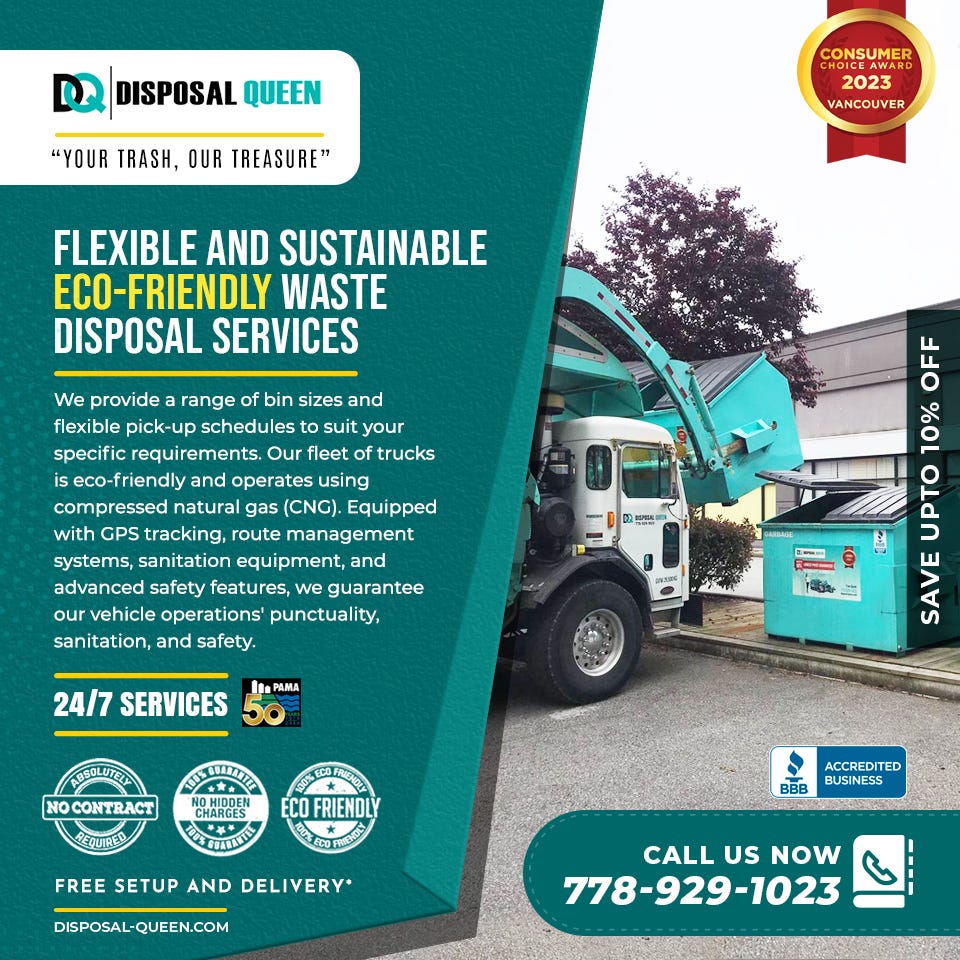 Flexible and Sustainable EcoFriendly Waste Disposal Services