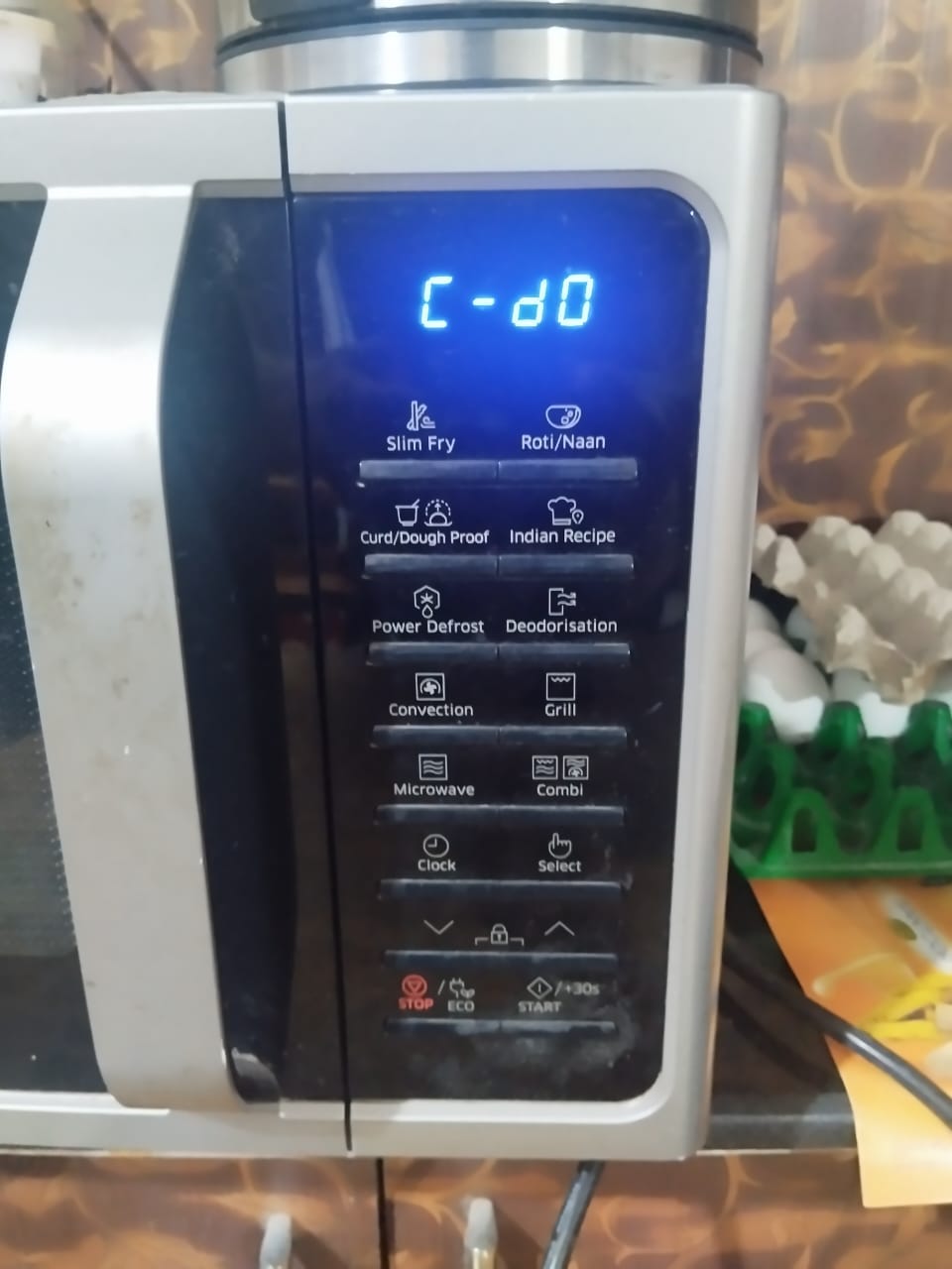 Samsung microwave oven cd0 Error code How to solve this problem by
