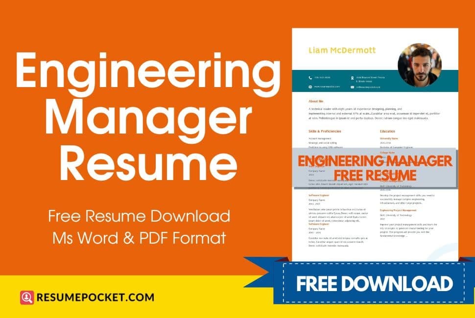 Engineering Manager Resume Examples Resumepocket Medium