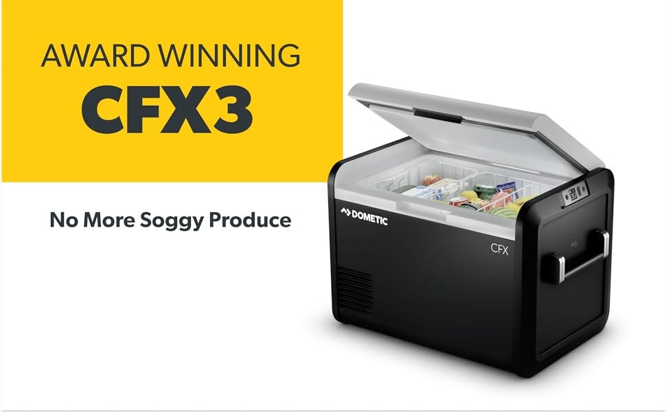 DOMETIC CFX3 55Liter Portable Refrigerator and Freezer with ICE MAKER Your Ultimate Travel