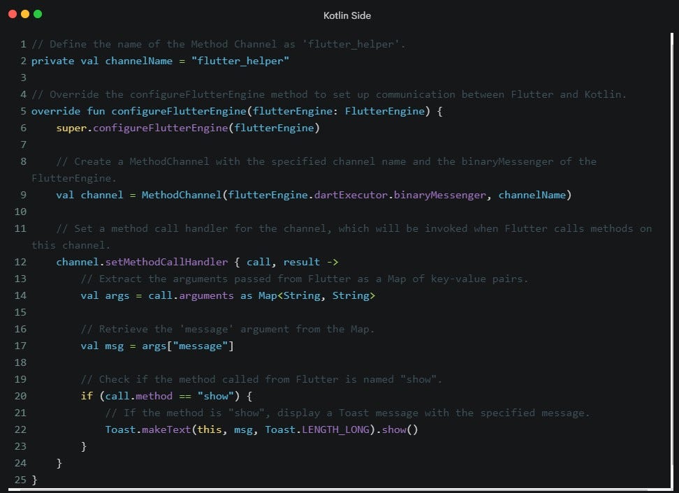 Implementing Kotlin Native in Flutter Using Method Channel by