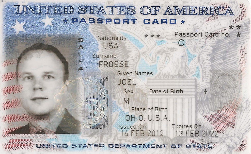 US Passport Card — not just for Canada & Mexico anymore by Joel