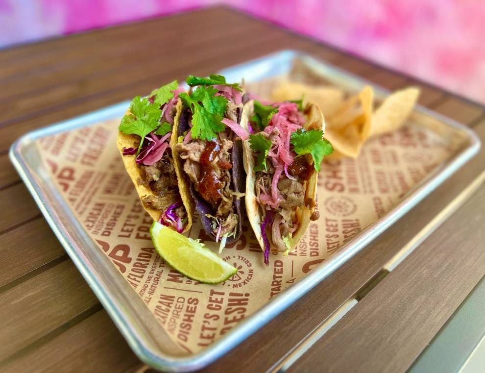 Grant Gussin spills the beans Lime Fresh Mexican Grill’s new pork taco