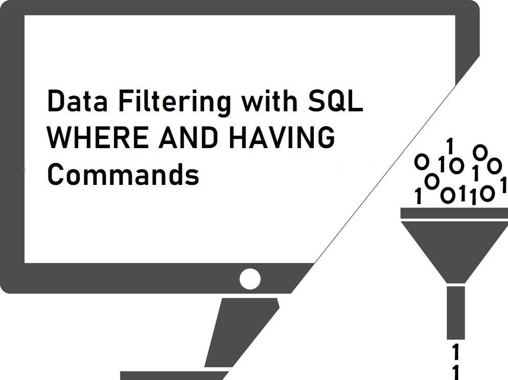 Filtering with “WHERE and HAVING” Command in SQL by Kolade Orimolade Medium