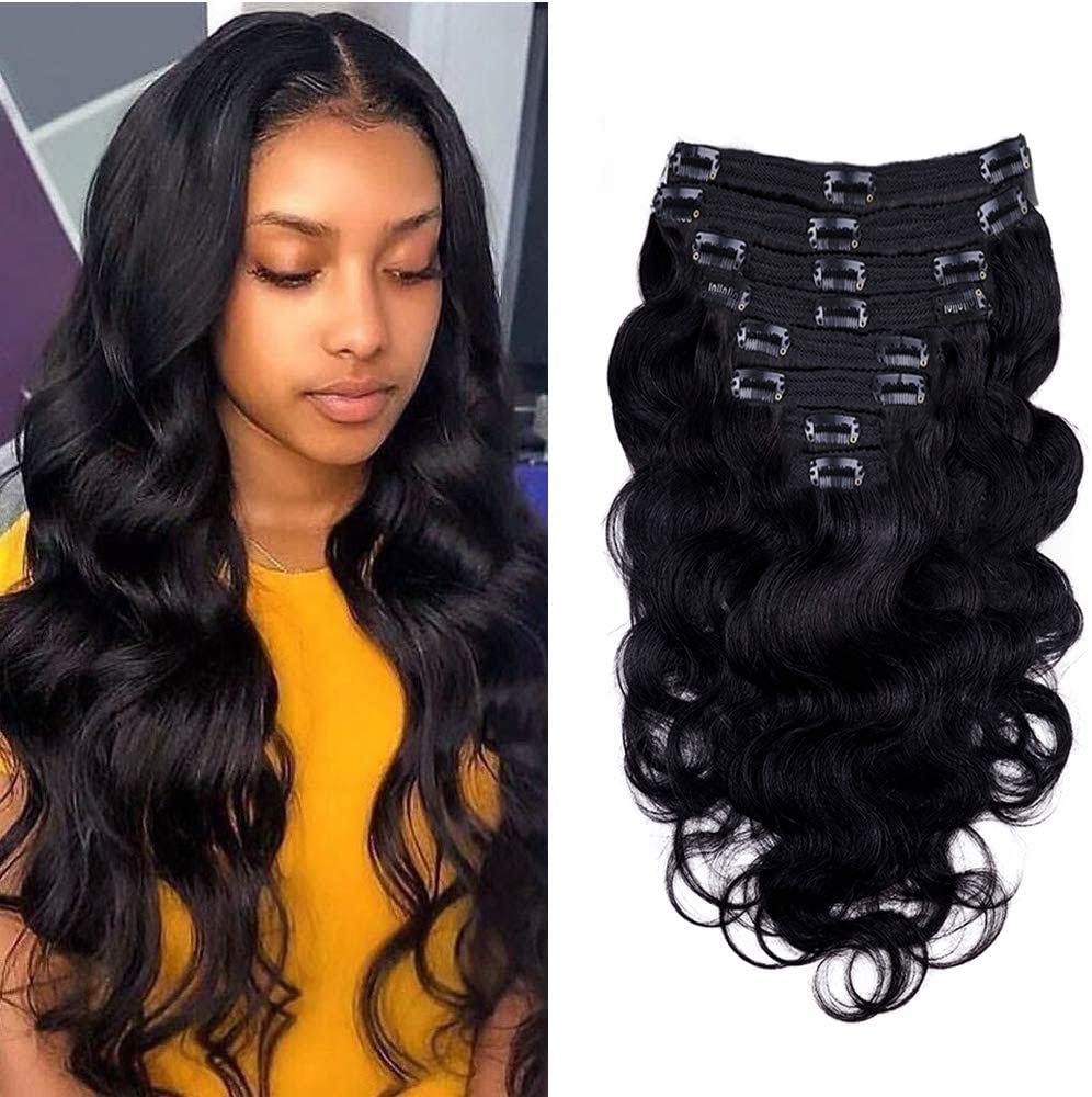 How To Style Wet And Wavy Hair With ClipIn Extensions For Black Women