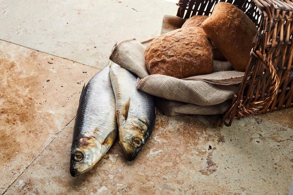 Managing a Crisis with Two Fish and Five Loaves of Bread by Charles