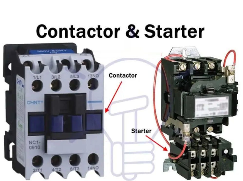 Understanding the Difference Between Contactor and Starter in