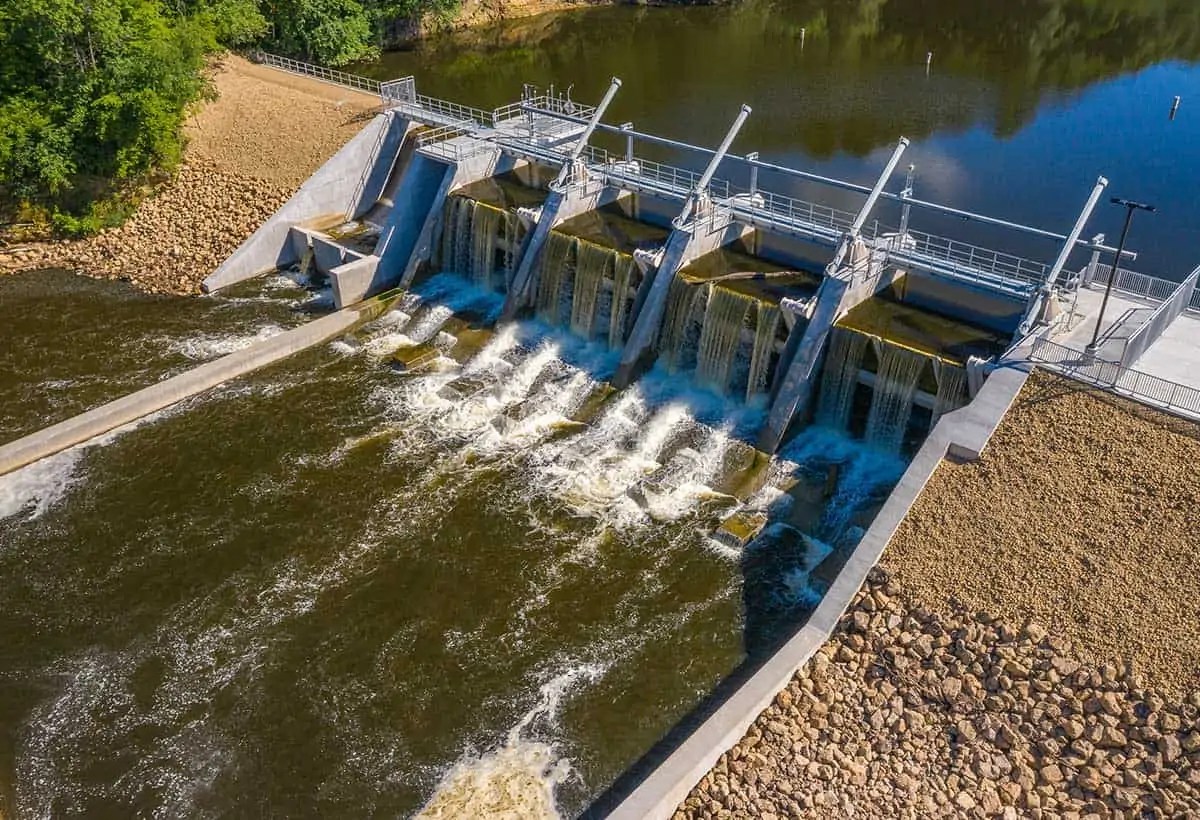 Miron Construction Little Falls Dam Reconstruction
