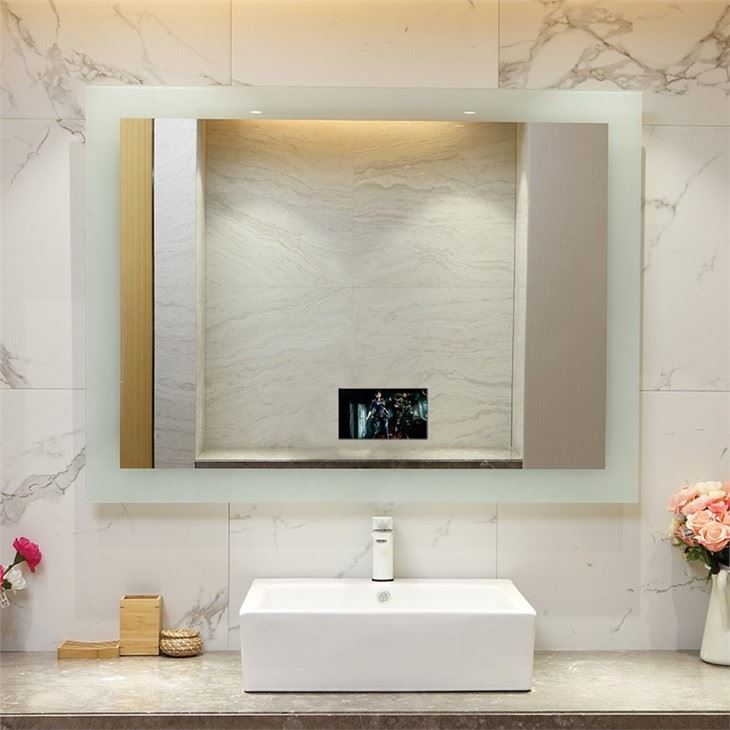 Bathroom TV Mirror with Acrylic mirplusbath