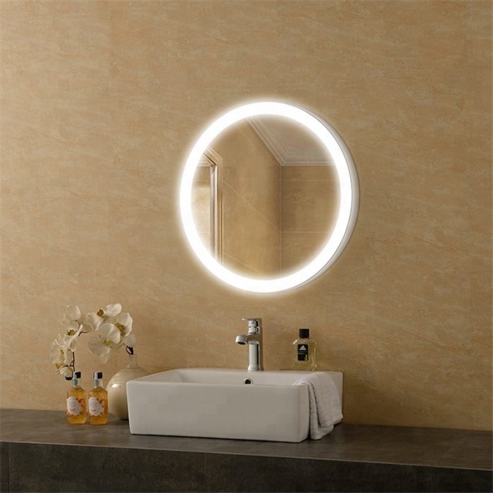 How do you install a LED lighted mirror? Bathroom LED mirror, backlit