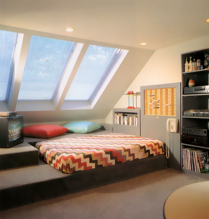 Is the top bunk properly designed to keep kids from rolling off it while they're sleeping? 1980s Interior Design Trend: Platform Beds | Mirror80