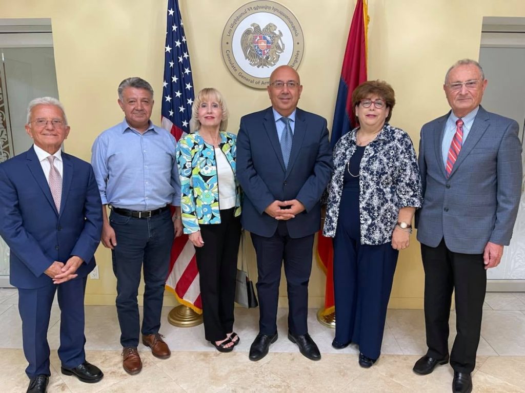 TCA Delegation Visits Consulate General of Armenia The Armenian