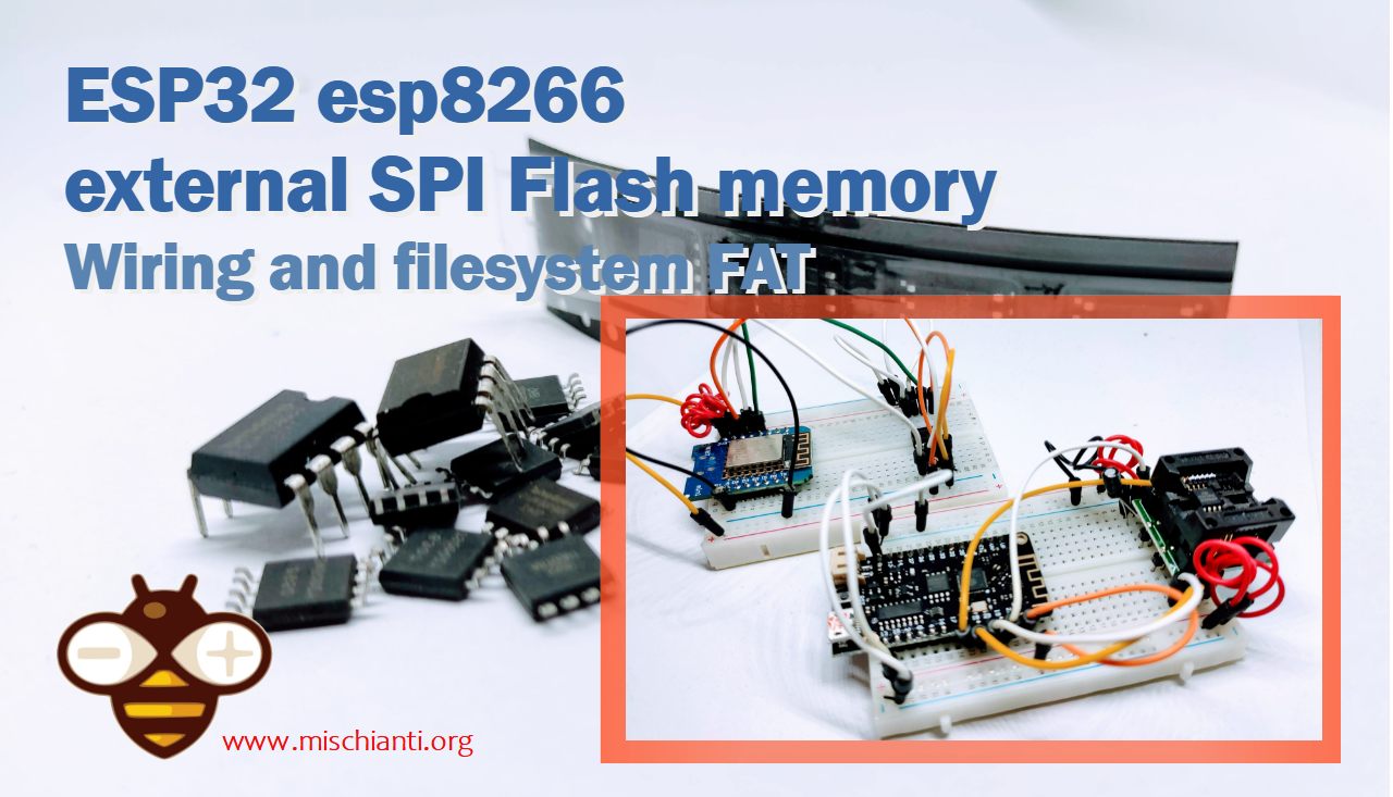 esp32 and esp8266 FAT filesystem on external SPI flash memory Renzo