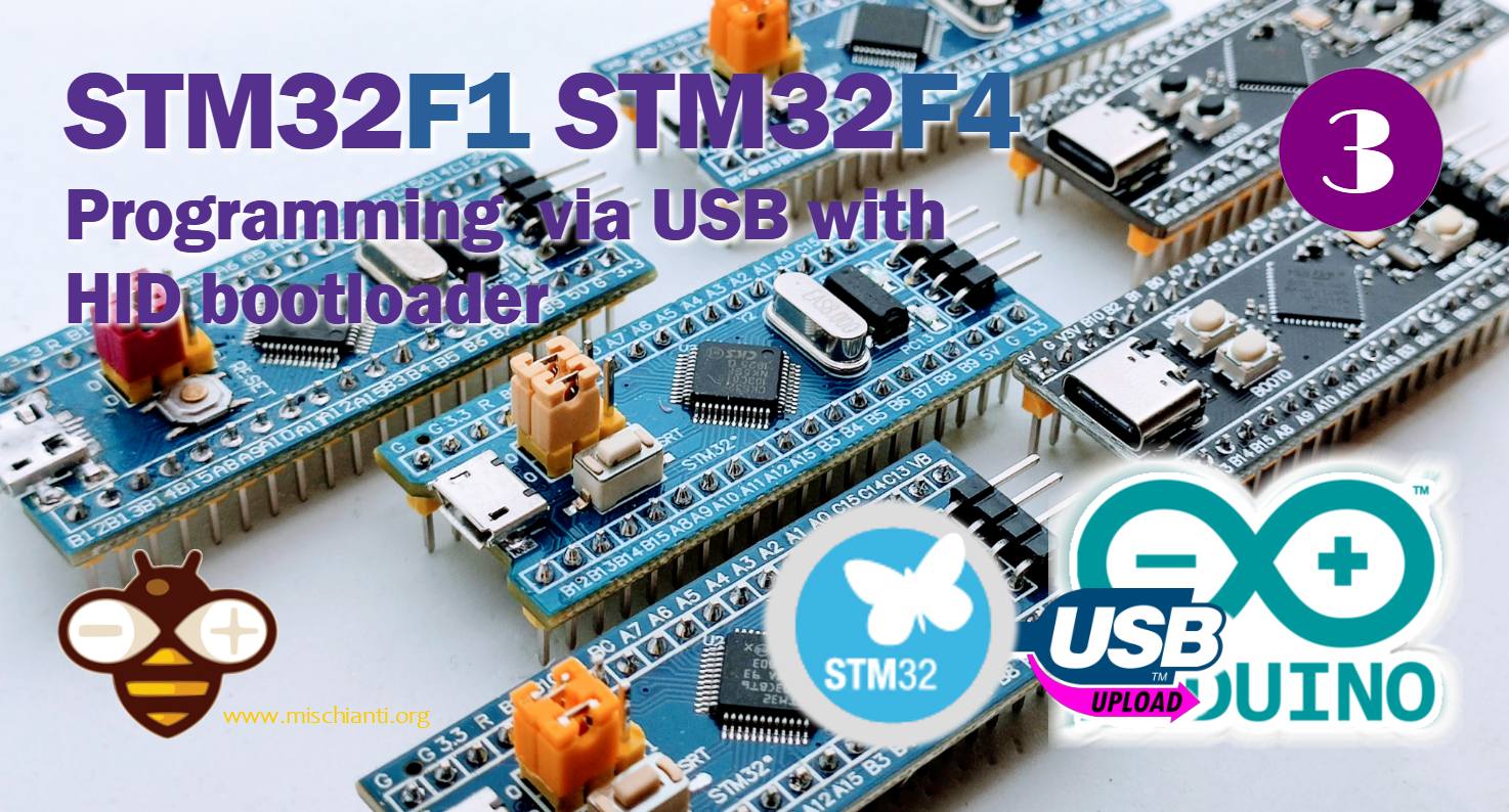 STM32 programming (STM32F1 STM32F4) via USB with HID bootloader 3