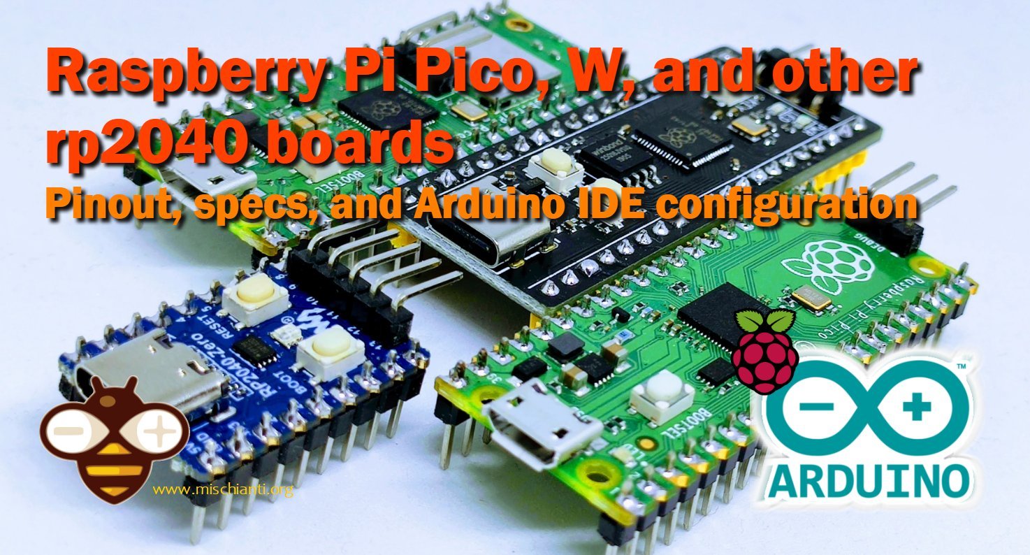 Tutorial Raspberry Pi Pico W and generic rp2040 Renzo Mischianti