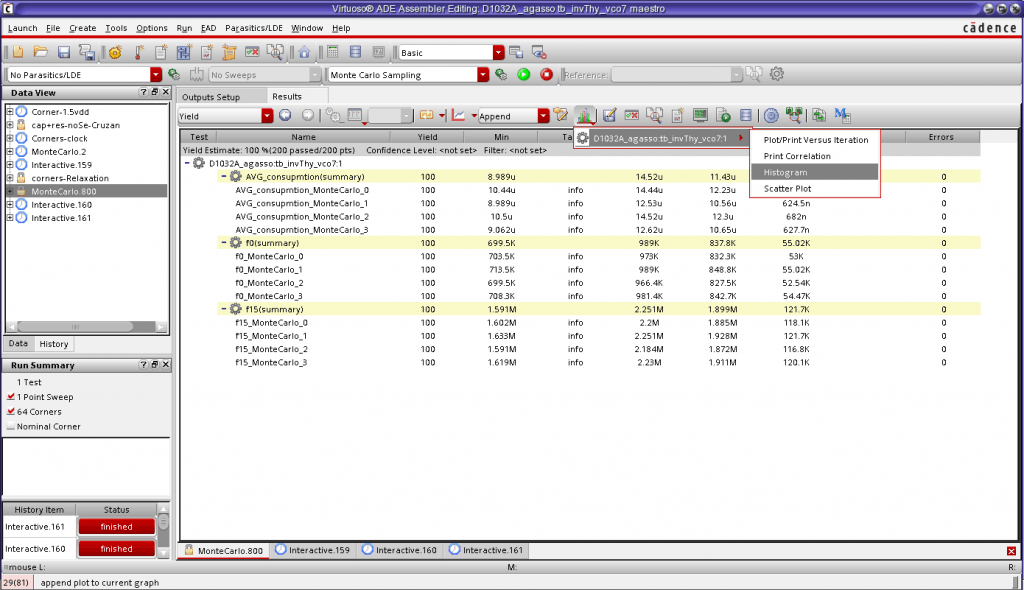 A Monte Carlo Simulation in Cadence Virtuoso Step by Step