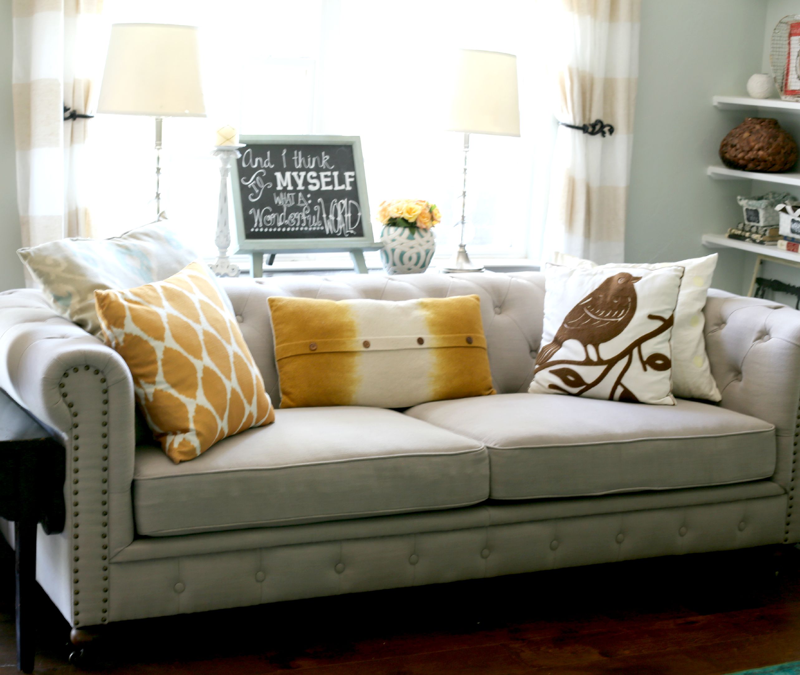 A Tale of Two (well, technically three) Couches M is for Mama