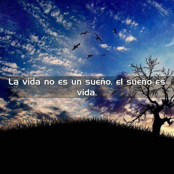 La vida no es un sueño, el sueño Frases Con Imágenes