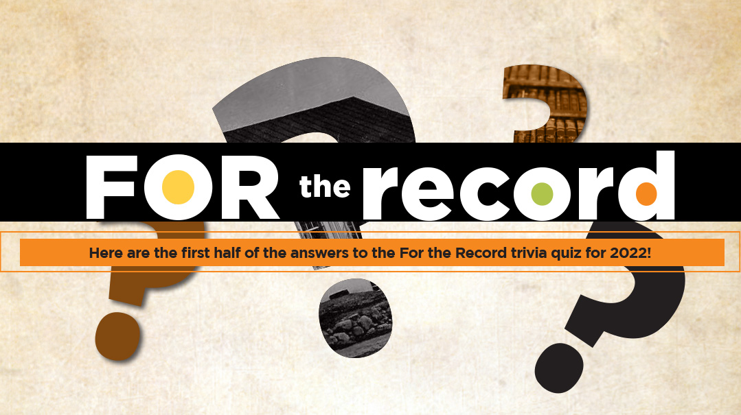 First Half Answers to the Adar Trivia Quiz 5782 Mishpacha Magazine