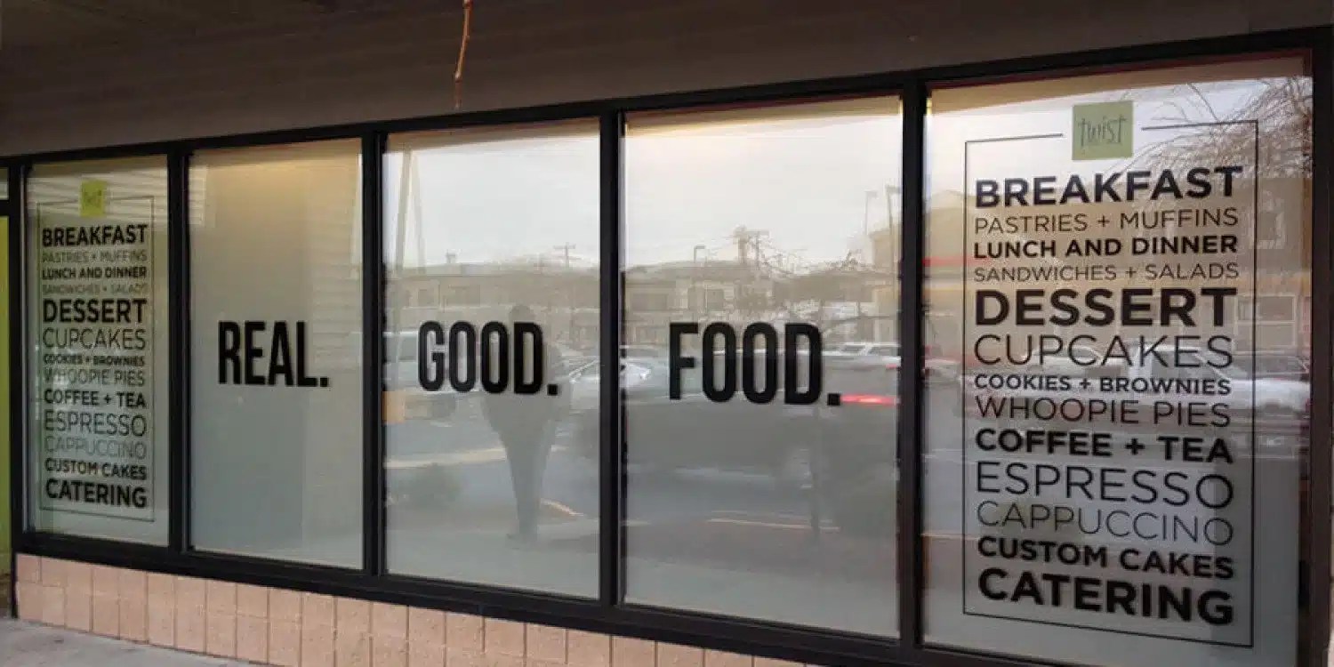 Custom Vinyl Window Lettering Near Me Window Vinyl Sign Detroit