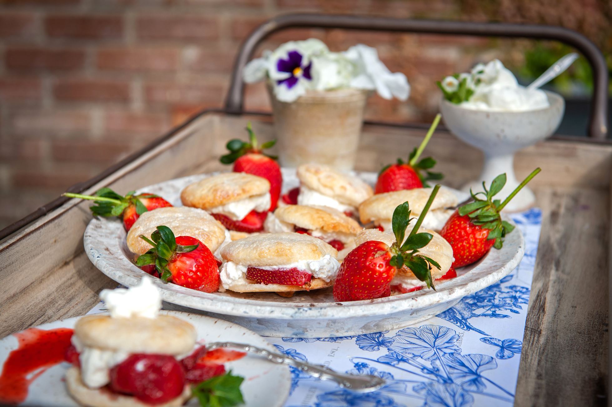 STRAWBERRY SHORTCAKES WITH HONEYSUCKLE CREAM Mississippi Magazine