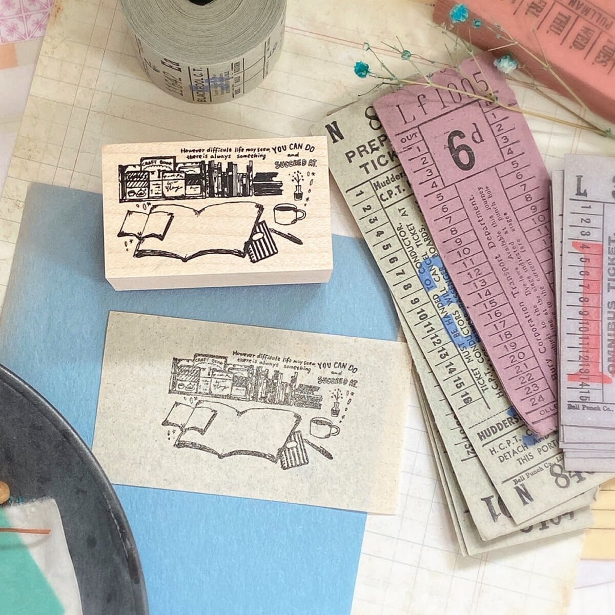 Nonnlala Rubber Stamp Book Book • Miso Paper UK