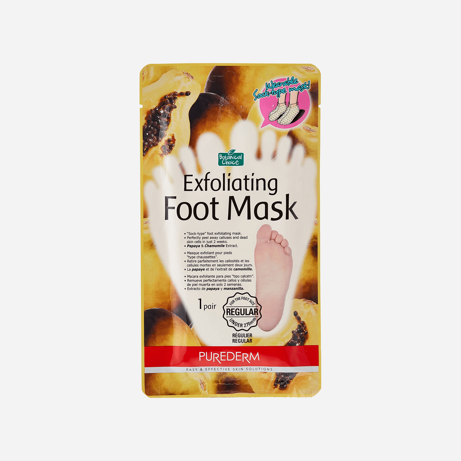 Purederm Exfoliating Foot Mask MISORA