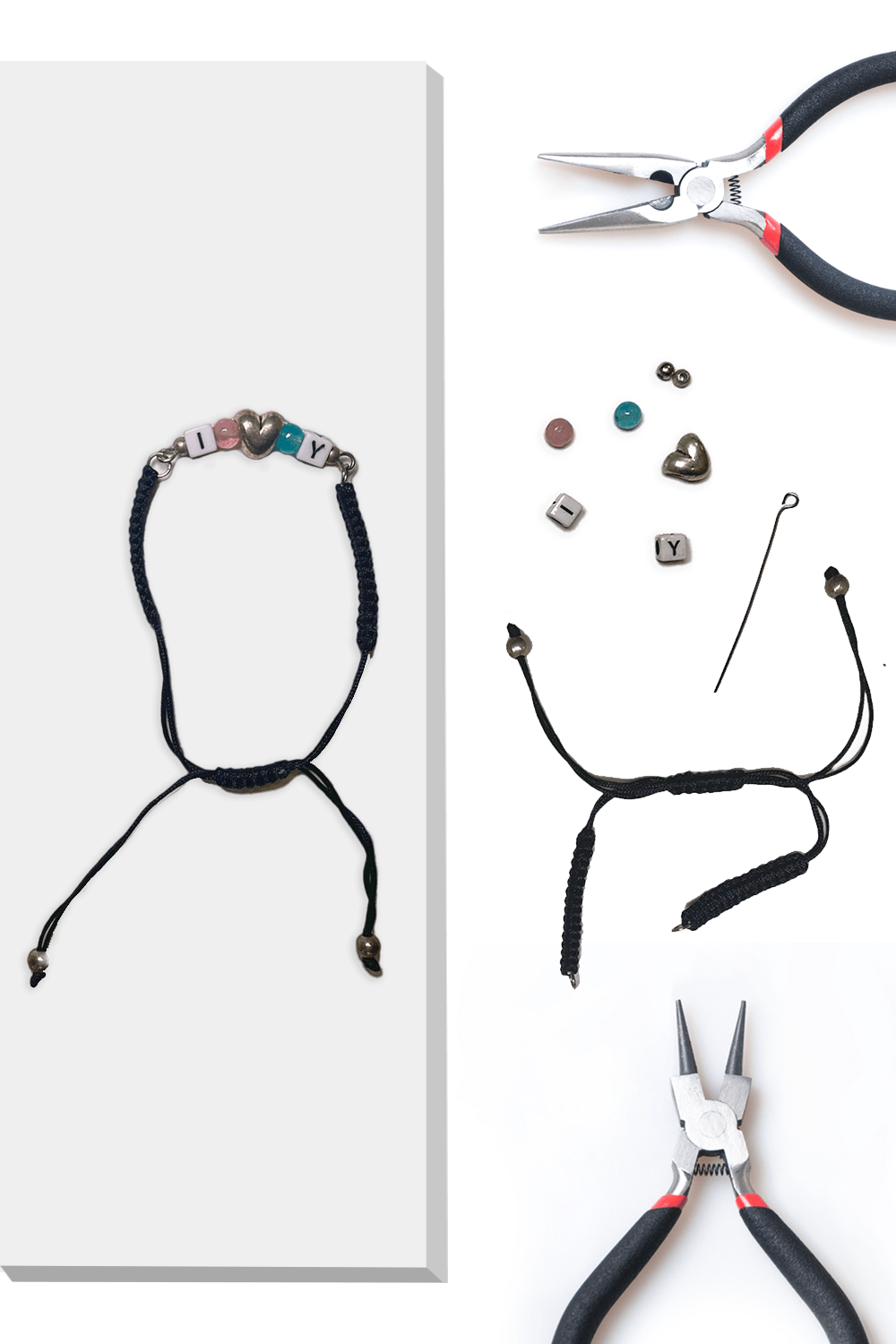 DIY KIT I LOVE YOU BRACELET Missangas&Co