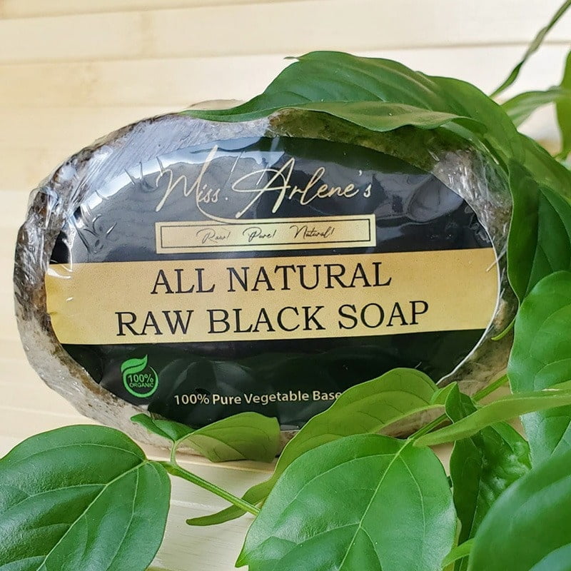 Raw African Black Soap Natural Raw Miss Arlenes