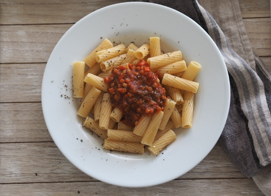Meine LieblingsTomatensauce LinsenBolognese ⋆ Miss Broccoli