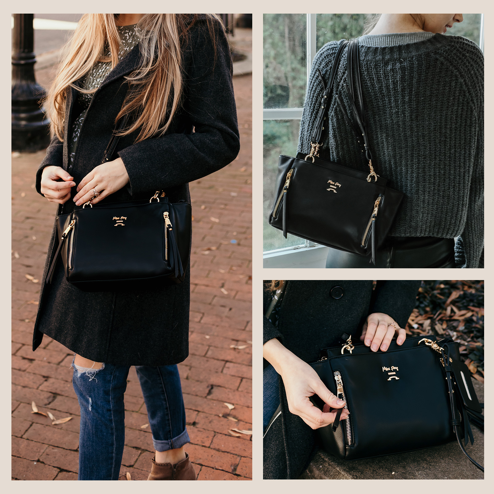 miss fong Small Diaper Bag Mini Diaper Bag,Crossbody Diaper Bags, Diaper Bag Purse,Diaper Clutch