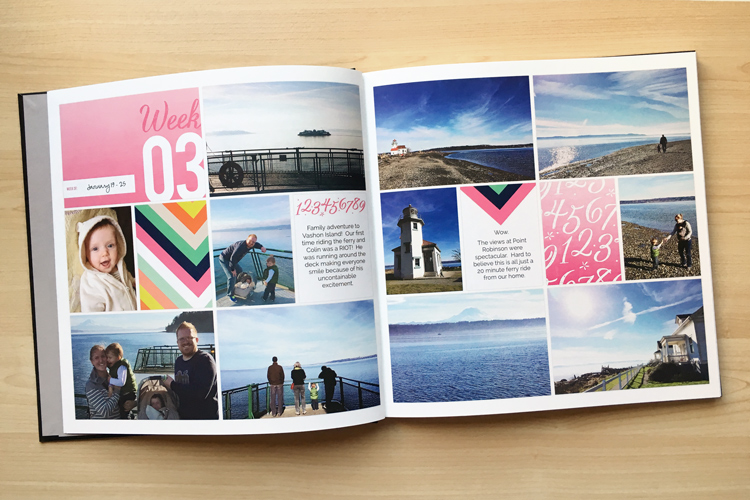 using your photos project life Miss Freddy