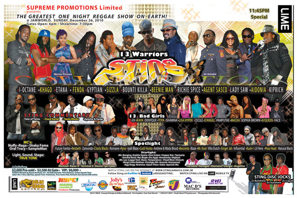 Reggae Sting 2023 Reggae Dancehall Show On Earth 2023 Biggest Reggae Show On Earth – Sting 2010 – Boxing Day The Day After | Miss Gaza