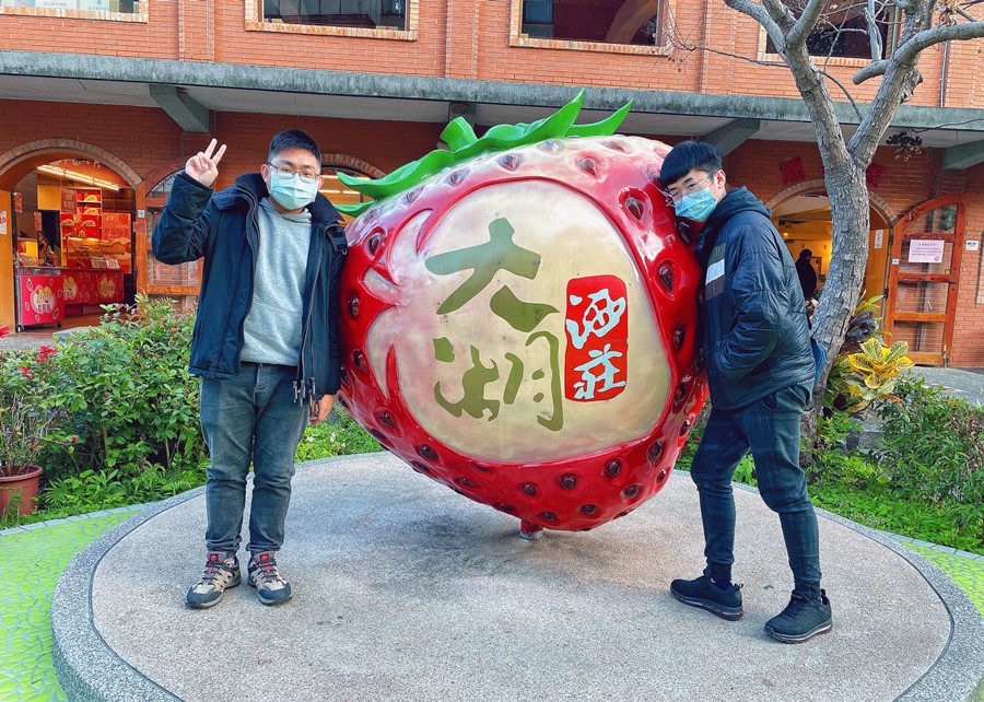 苗栗大湖景點【大湖酒莊】滿滿草莓創意料理/伴手禮！免門票！周邊超多草莓園～採草莓囉！