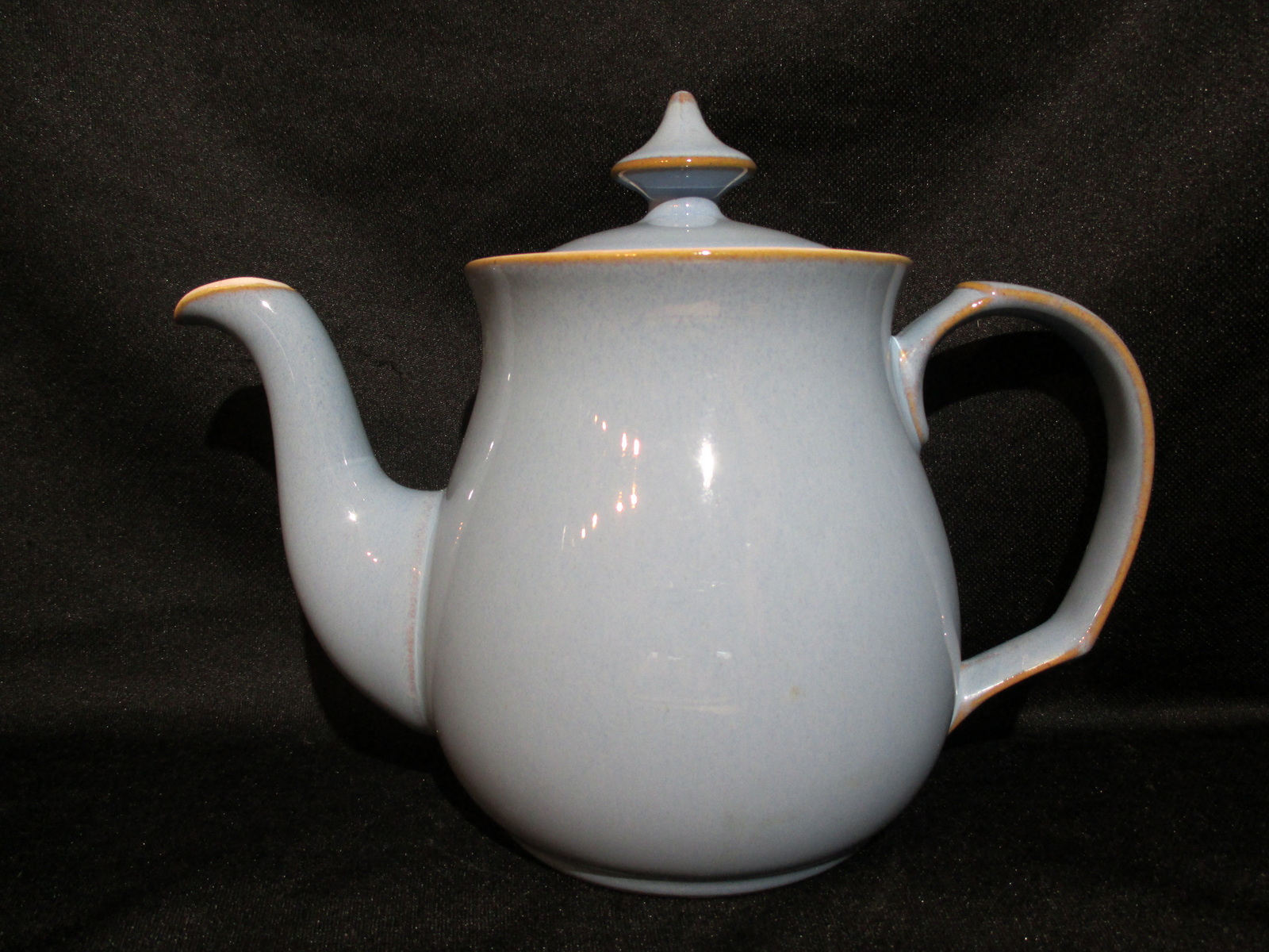 Denby Colonial Blue Teapot Missing Pieces Discontinued Tableware