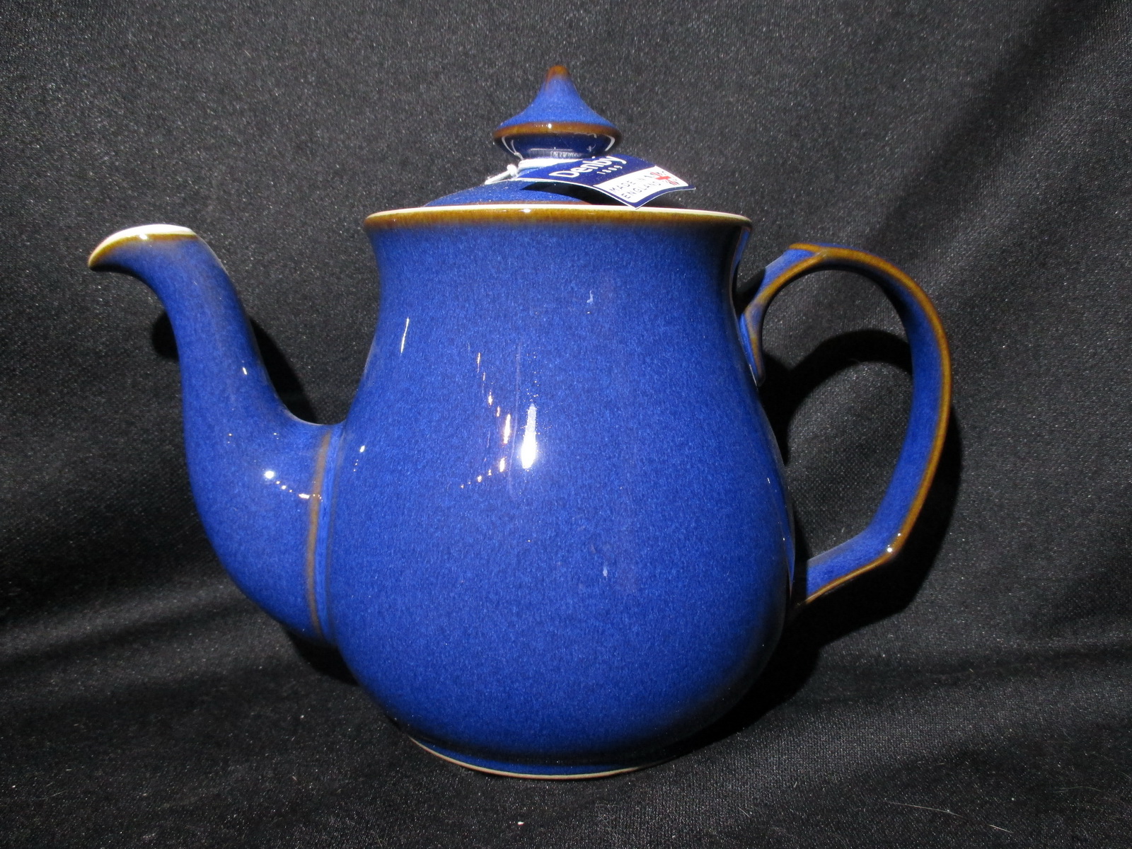 Denby Imperial Blue Teapot Missing Pieces Discontinued Tableware