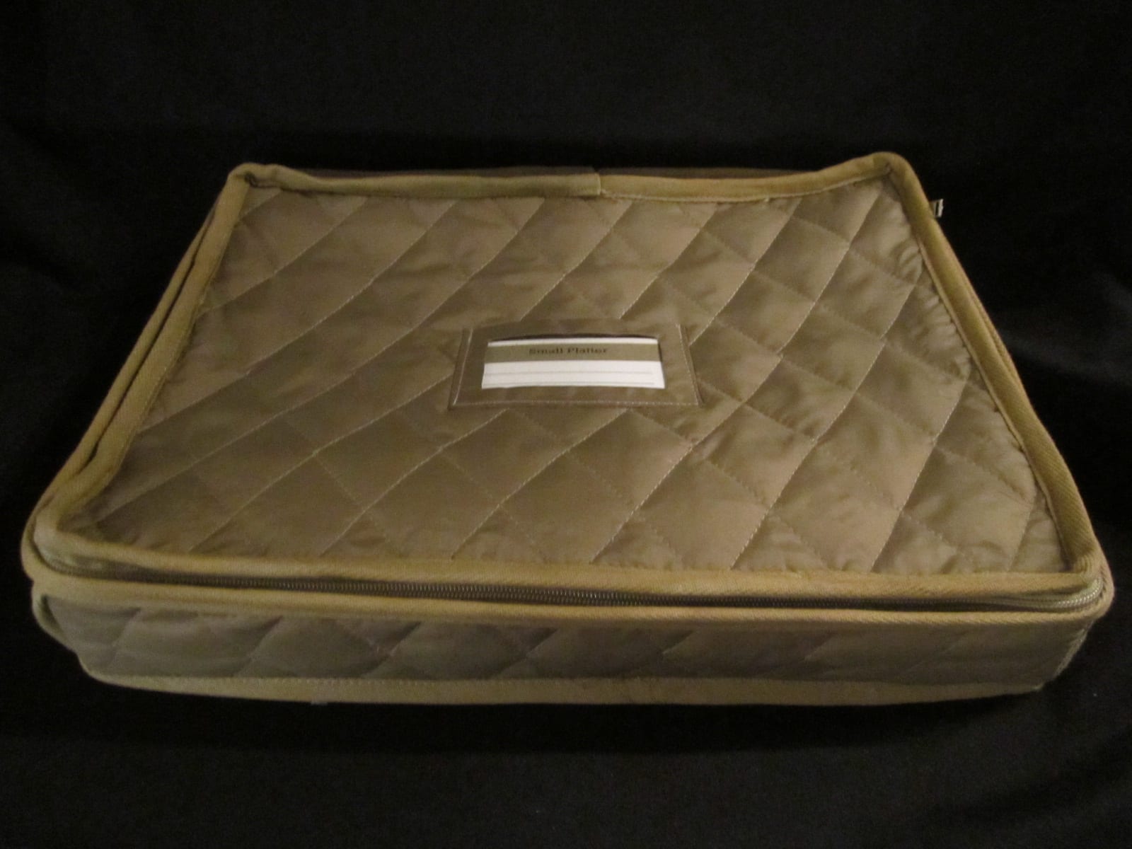 Missing Pieces Quilted China Storage Cases Small Platter Case Missing