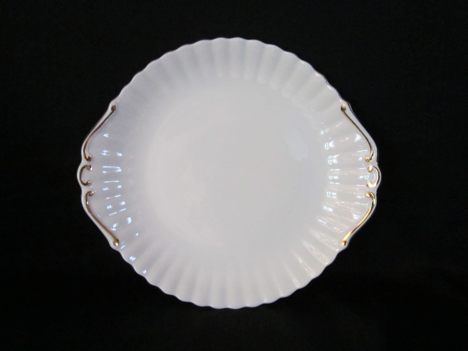 Royal Albert Val D'or Handled Cake Plate Missing Pieces Discontinued