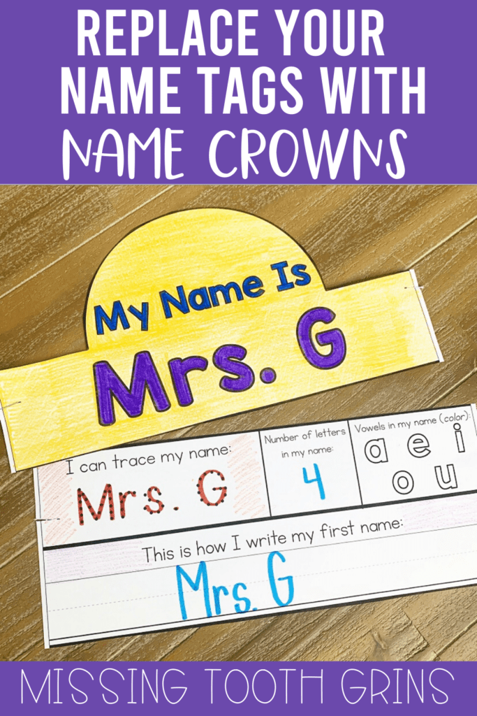 Replace Your Back To School Name Tags With Crowns! Missing Tooth Grins