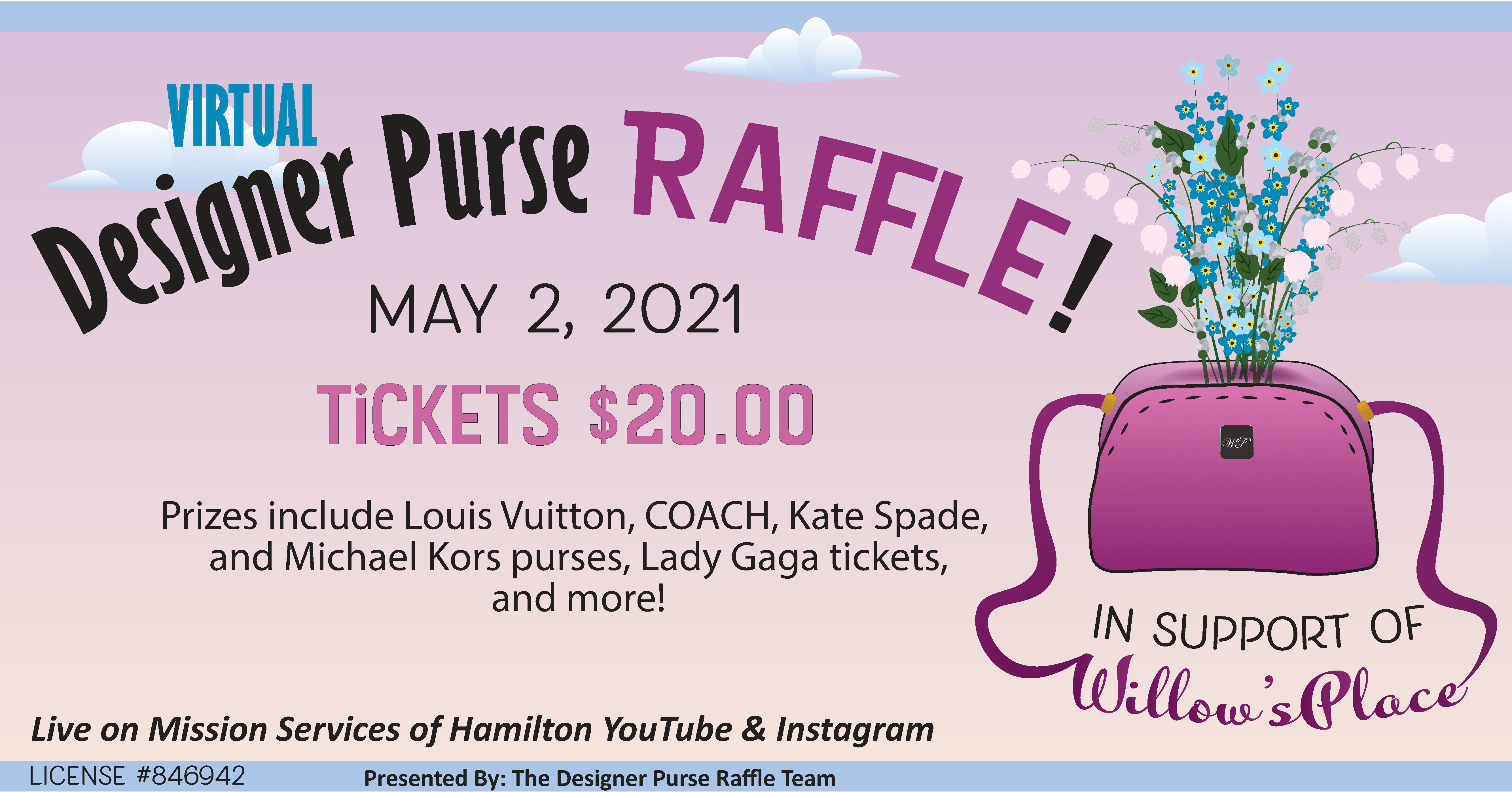 Purse Raffle 2021 Mission Services of Hamilton