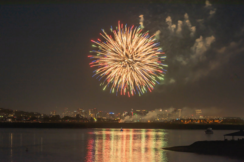 Mission Bay Firework Boat Rental Rent a 10 person pontoon boat!